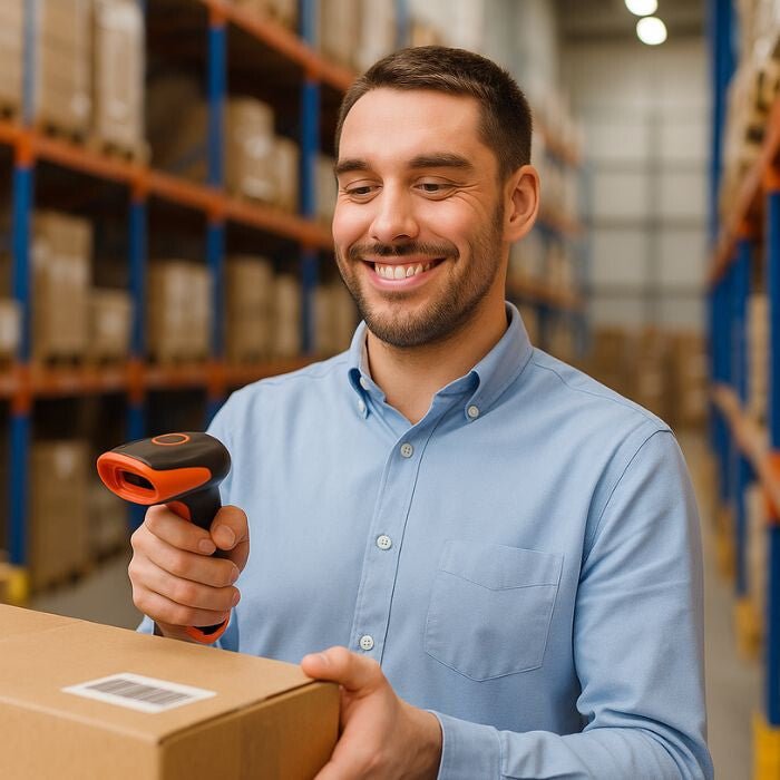 Tera HW0002 - O Profeszionális Vezeték Nélküli 1D/2D Vonalkódolvasó USB kábellel - Narancssárga - BShopyTERAHW0002D_1