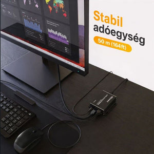 TESmart HDMI KVM Extender CAT5e/6 Kábellel – Full HD 1080p@60Hz, 50 m, IR Pass - through - BShopy