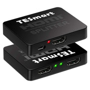 TESmart HDMI Rozdzielacz 1x2 – 4K@30Hz Ultra HD, Rozdzielacz HDMI do TV i Konsoli