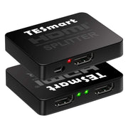 TESmart Rozdzielacz HDMI 1x2 – 4K@60Hz HDMI 2.0, tryb lustrzany – czarny