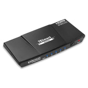 TESmart UHD splitter HDMI 1×4 – 4K@60Hz, HDR, 18 Gb/s (czarny)