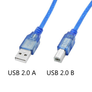 USB - B Nyomtatókábel 3m - USB 2.0, Nyomtató és Szkenner Csatlakozókábel - BShopy