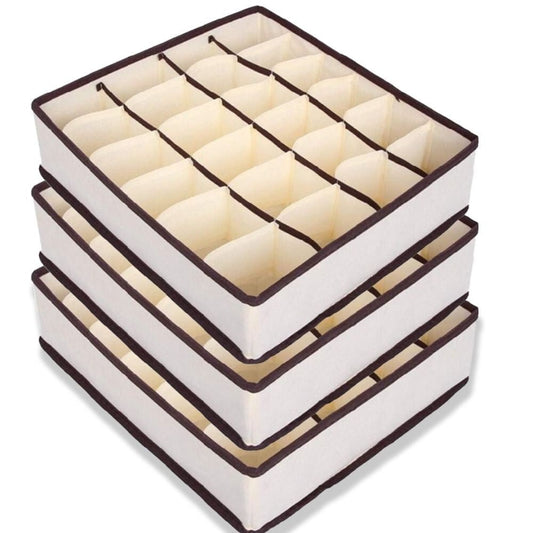 Yorgewd összecsukható fiókrendező (törtfehér, 3 db/csomag) - BShopy3 darabos fiókrendezőfiók rendező tárológardrób kiegészítőX001FQN46D_0