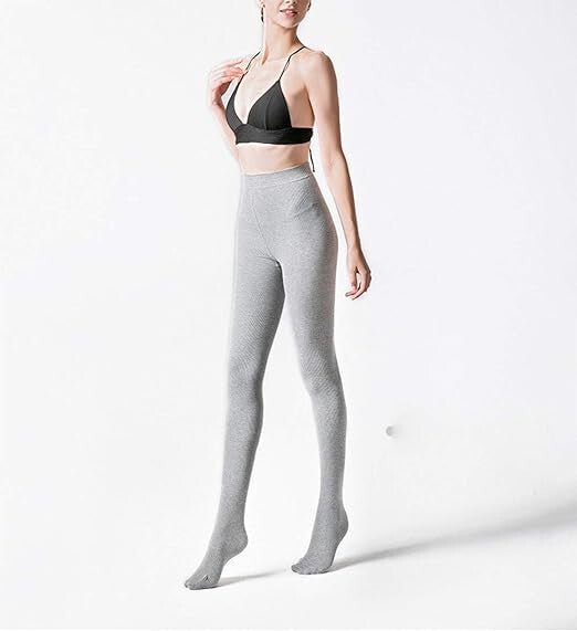 Yulaixuan Vastag Női Harisnyanadrág Szett - 2 db Meleg Szürke Téli Harisnya - BShopy2 db - os női harisnyanői vastag harisnyanadrágnői öltözködés kiegészítőX0013VZRS3_0