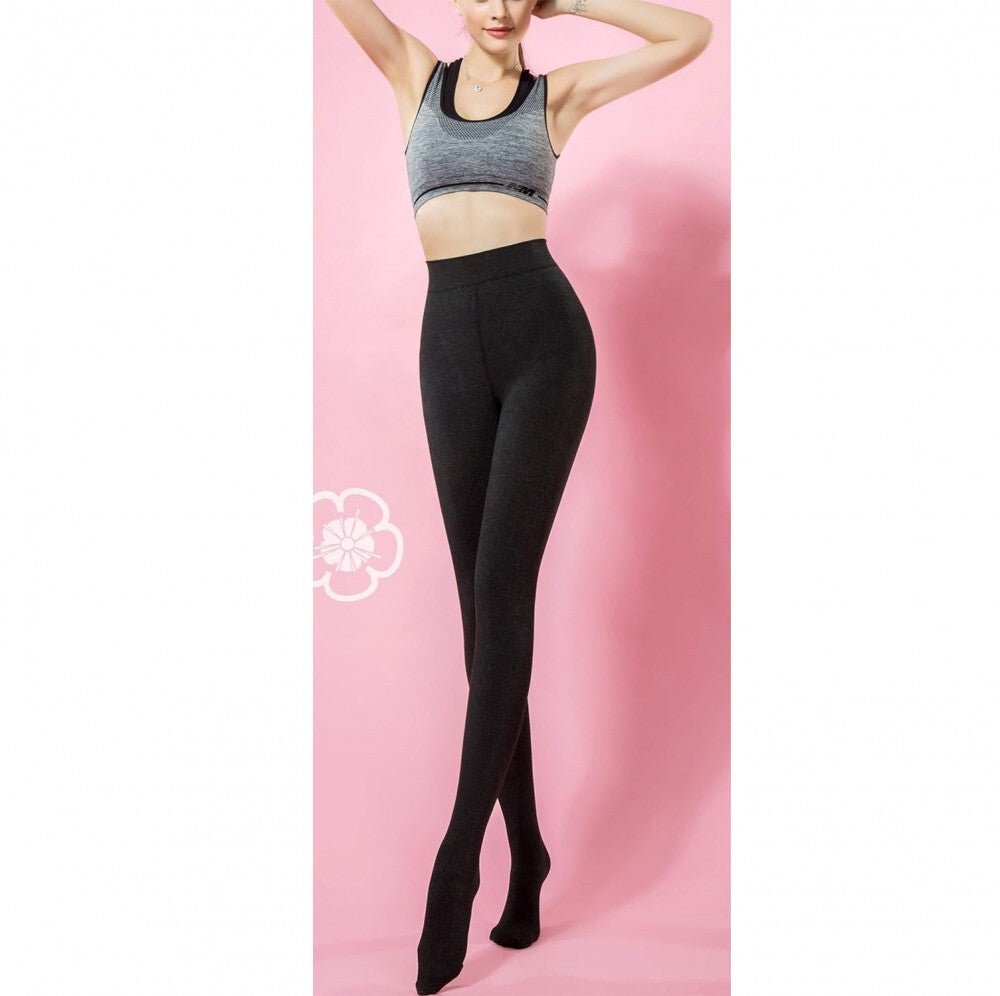 Yulaixuan Vastag Női Pamut Harisnyanadrág Szett - 2 db Meleg Fekete Téli Harisnya - BShopy2 db - os harisnya szettfekete harisnyanői pamut harisnyanadrágX0013VZ5QR_1