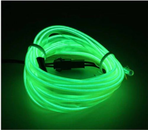Światłowód LED samochodowy OneLED, światło LED z możliwością przycinania, zładowarką do zapalniczki samochodowej 2 m (zielone)