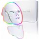 7-kolorowa maska LED na twarz i szyję, urządzenie do leczenia trądziku i odmładzania skóry światłem