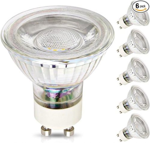 Żarówki LED GU10 regulowane, ciepła biel 2700K, 5W reflektor LED (10szt)