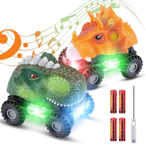 Samochody dinozaurów Tencoz z oświetleniem LED