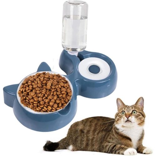 Zonsuse Miska na karmę dla kota z automatycznym dystrybutorem wody